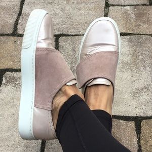 ZCD Montreal Blush Senna Leather Suede Sneakers